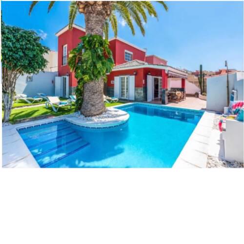 Villa "Antonella" with Private Heated Pool, Cactus Garden, BBQ & Wifi by Holidays Home