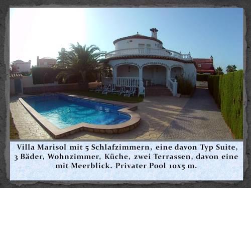 Villa Colonia mit Privatpooll für bis 12 Personen, Meerblick
