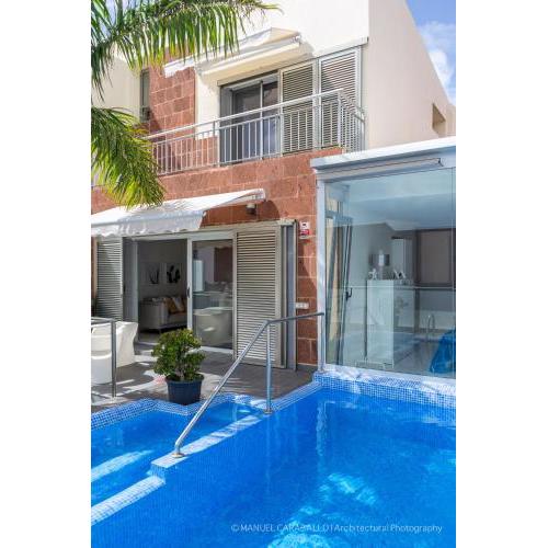 Villa con piscina privada Palmeras Home