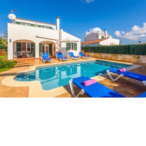 Villa in Cala'N Blanes Sleeps 6 with Pool Air Con and WiFi