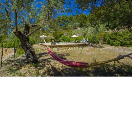 Villa in Estallencs with mountain and sea views