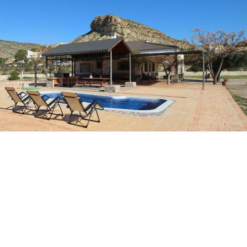 Villa Ismael, piscina salada Sierra Crevillente