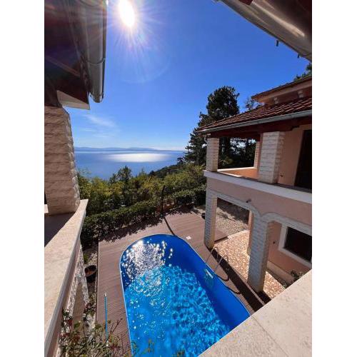 Villa Milli with panoramic sea view