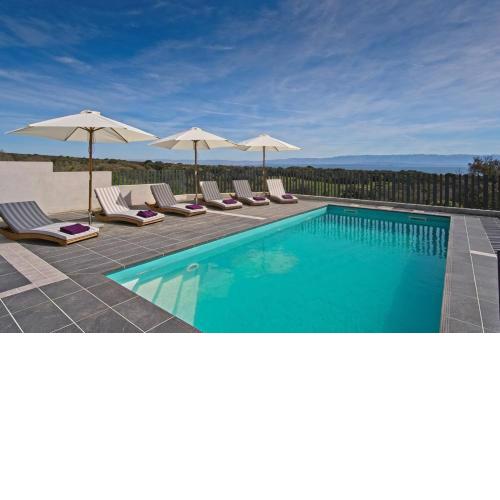 Villa NICKI KLAY with pool and sea view