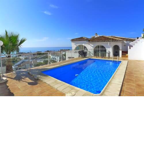Villa opp beach Nerja, Costa del Sol. Sleeps 12+