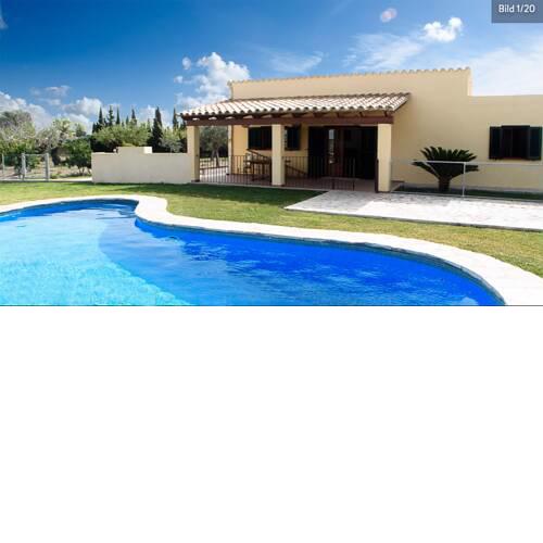 Villa Pou d,Ambroitx, pool and sea views in Alcudia