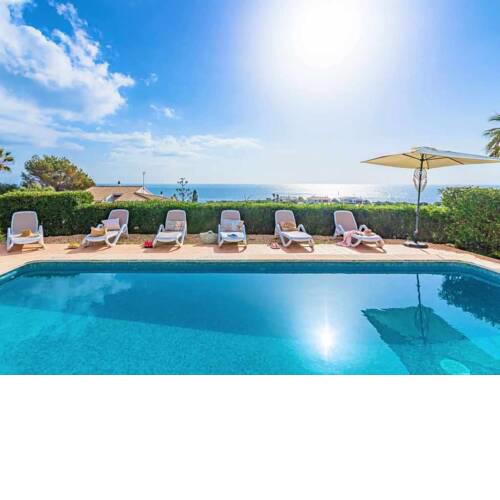 VILLA TURQUESA Confort y vistas al mar entorno tranquilo