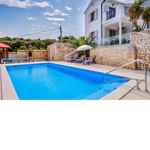 Villa VALERIE with pool and sea view