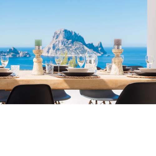 Villa Vedra, jacuzzi, close to beach, supermarket, restaurant and with sea view of Es Vedra and Cala Vadella ET-0747-E