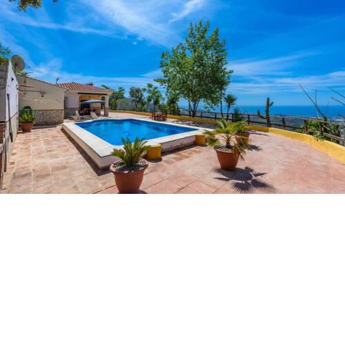 Villa with huge panoramic terrace and dream views