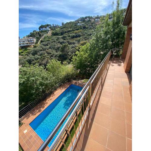 Villa with private pool next to beach, Sa Riera