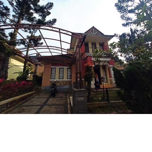 Villa/vila kota bunga kartun
