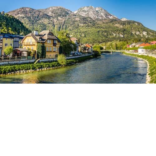 Vintage: Aussicht im Herzen des Salzkammergutes