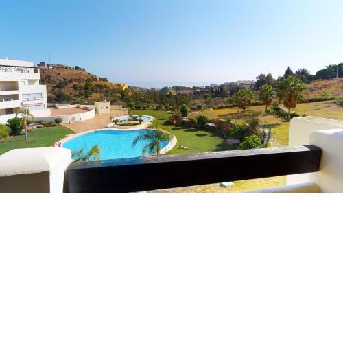 Vista al mar y golf
