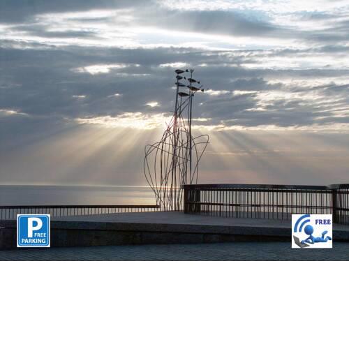 Vistas 180º al mar/puesta de sol/Free Wifi-parking