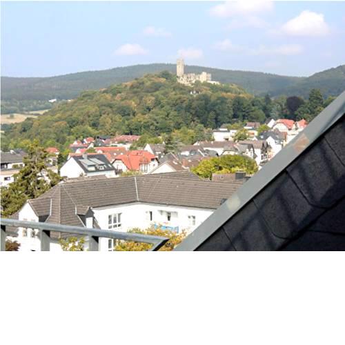 Voll ausgestattetes Penthouse-Zimmer mit Bad