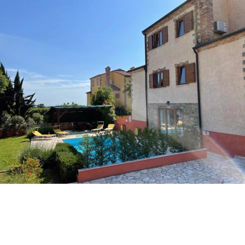 Walled / gated stone Villa in own grounds with swimming pool and large garden.