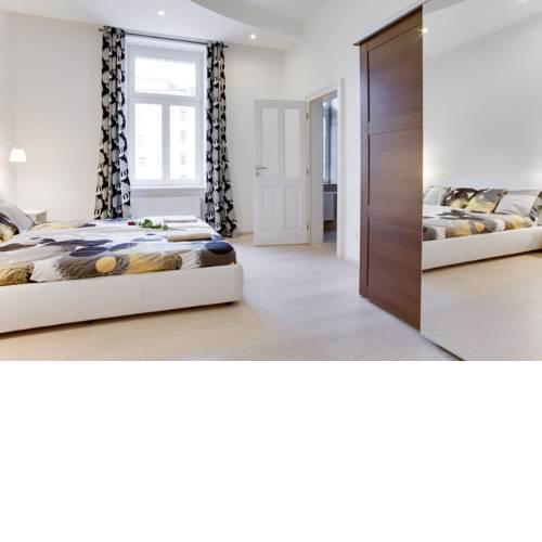 White and black apartment
