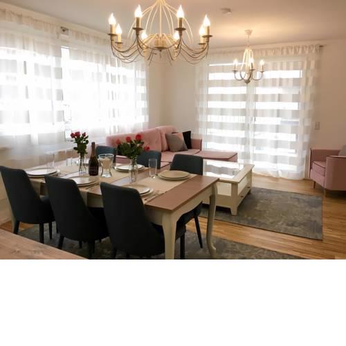 White Vintage Park View Apartment