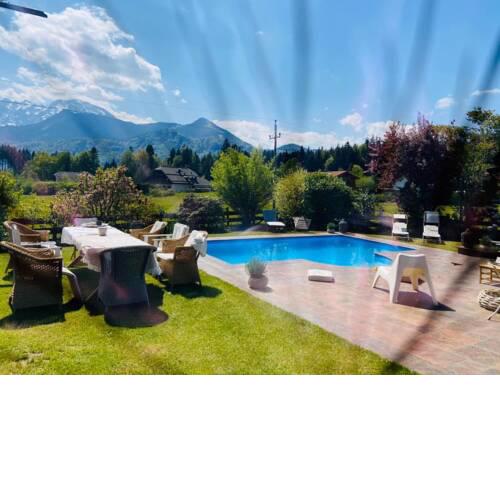 Wiesengut , alleinstehende, deteched, austrian style, villa mit Pool