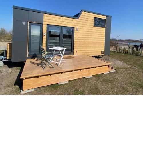 Winzig Wohnen Tiny House direkt am Weserstrand