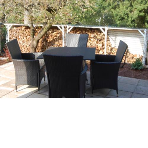 Wohnung mit Kamin Terrasse und Grill in der Nähe von Nürnberg