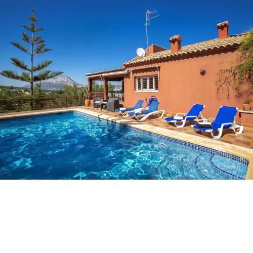 Xabia Villa Sleeps 10 Pool Air Con WiFi