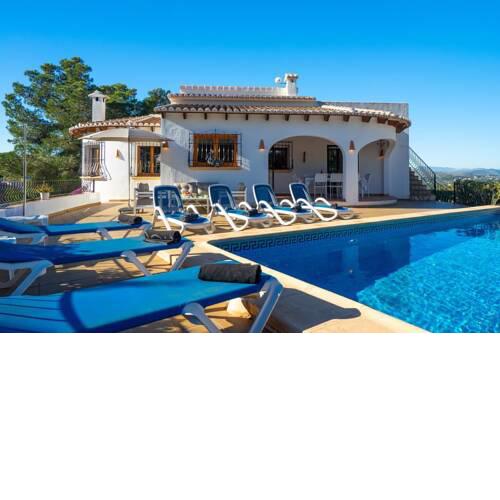 Xabia Villa Sleeps 6 Pool Air Con WiFi