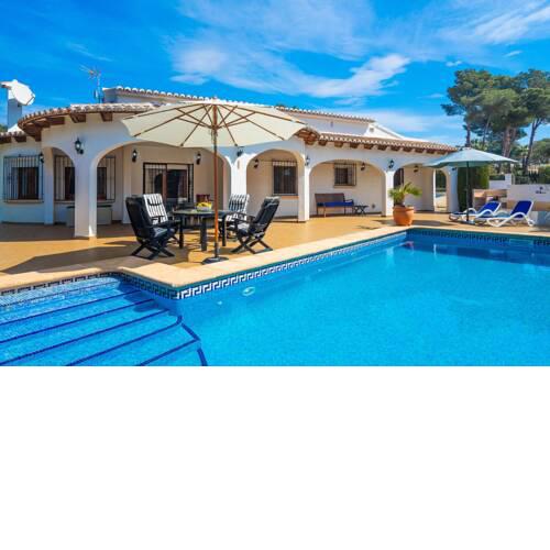 Xabia Villa Sleeps 6 Pool Air Con WiFi