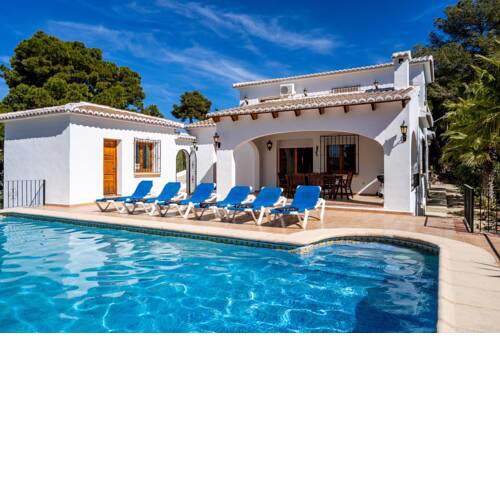 Xabia Villa Sleeps 6 Pool Air Con WiFi