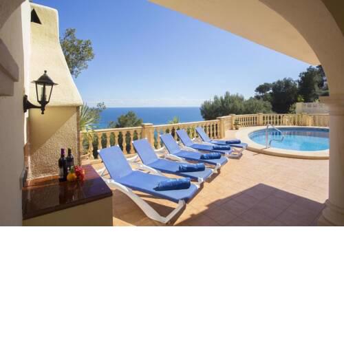 Xabia Villa Sleeps 6 Pool Air Con WiFi