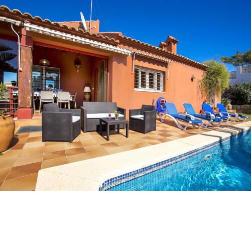 Xabia Villa Sleeps 8 Pool Air Con WiFi