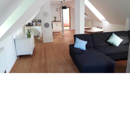 Zentrumsnahe Dachwohnung in grüner Oase